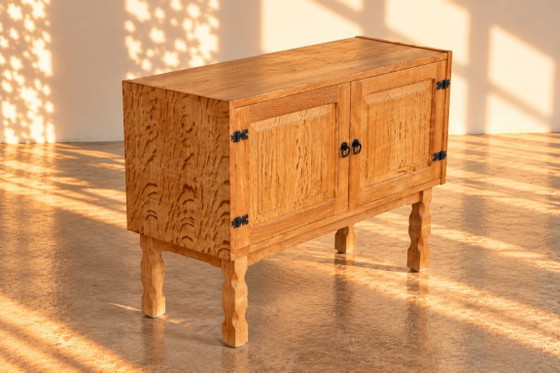 vintage sideboard | brutalist kastje | jaren 60 | Deens – Dressoirs, Metaal (photo 3 of 7)