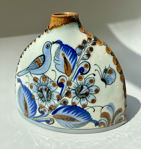 Image 1 of Vaso in ceramica "El Palomar" - Pezzo dipinto a mano