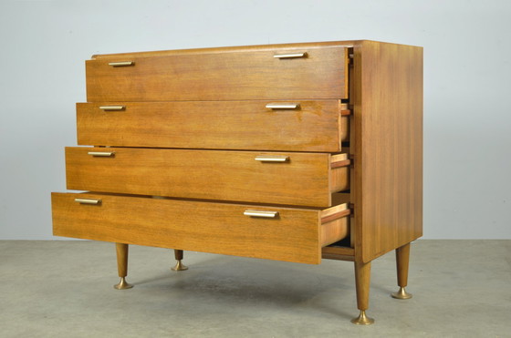 Image 1 of Commode en noyer A.A. Patijn du milieu du siècle 1950 Pays-Bas