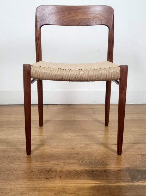 Image 1 of Juego de 5 sillas de comedor Niels O. Møller modelo 75 para J.L. Møllers Møbelfabrik
