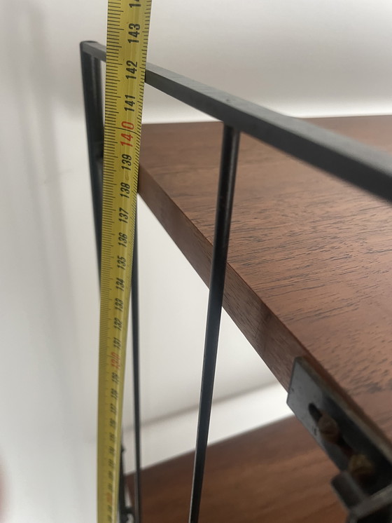 Image 1 of Vintage modular string wall system with cabinet