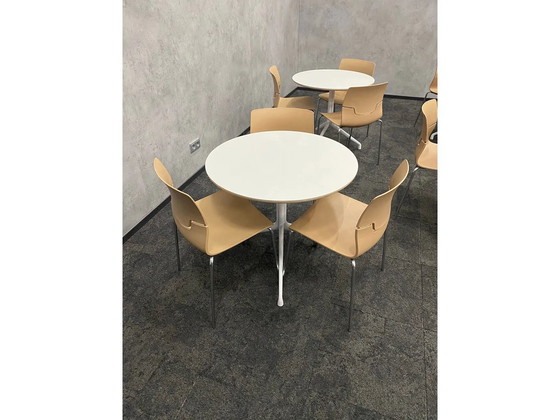 Image 1 of HAY About A Table AAT20 – tavolo da pranzo rotondo Ø80 cm (bianco)