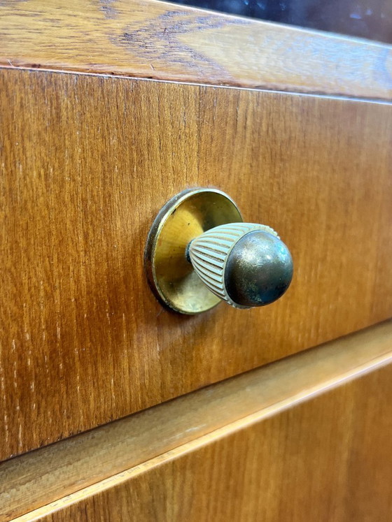 Image 1 of Vintage Highboard / Display Cabinet, Germany 1970s