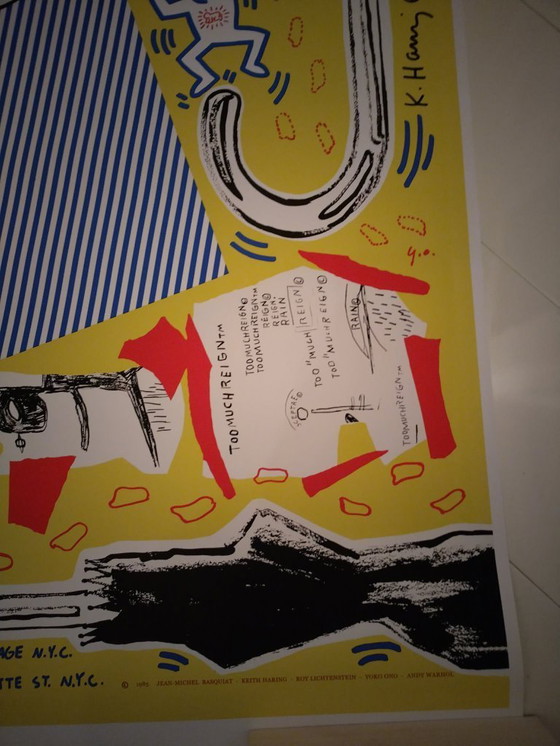 Image 1 of Rain Dance - UNICEF Warhol Lichtenstein Haring Basquiat Ono 