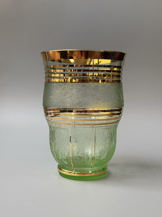 Image 1 of Vetro di Booms - Art Déco - Vaso " RUBY "