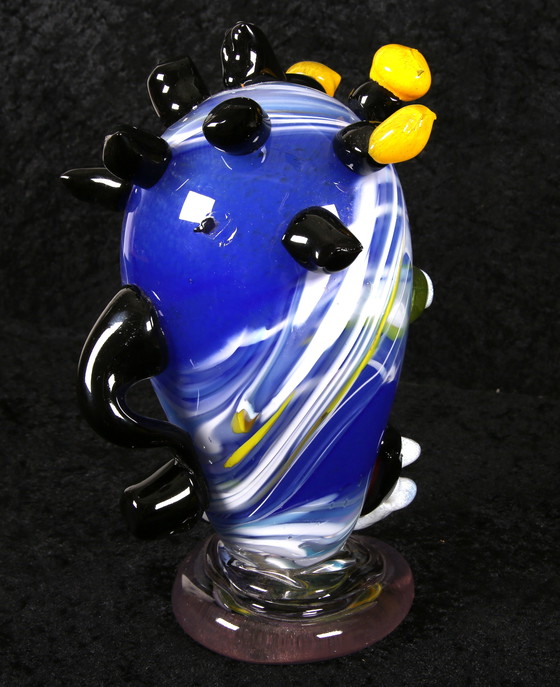 Image 1 of Kostabi, Paul - Skulptur aus Muranoglas - Unikat - Handsigniert