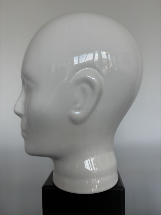 Image 1 of 2 x ceramic vintage mannequin heads