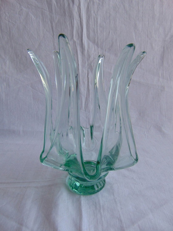 Image 1 of 2 Vasen aus recyceltem Glas