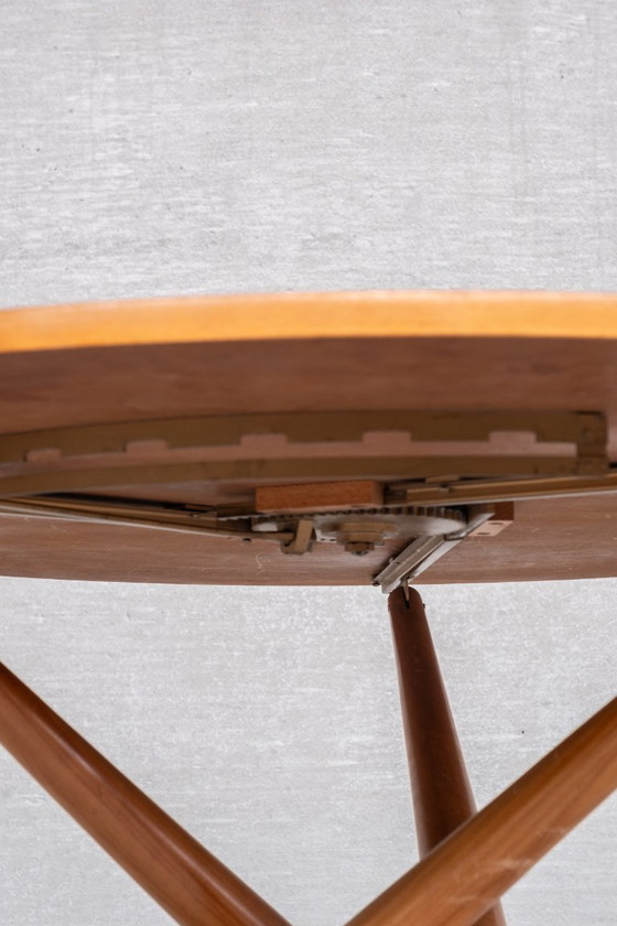 Image 1 of Seltener, verstellbarer Movex-Tisch von Jürg Bally, frühe 1950er Jahre