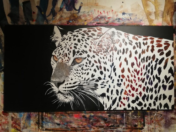 Leopard Painting Nitra Art – Paintings & Drawings, Other (photo 4 of 5)