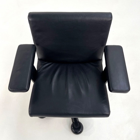Sedia da ufficio girevole 'Mix' di Afra & Tobia Scarpa per Molteni, anni '70 – Sedie da ufficio, Leather (photo 8 of 10)