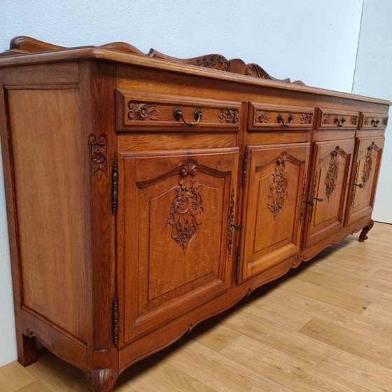Image 1 of Vintage Country Louis XV wall cabinet, buffet cabinet, sideboard, chest of drawers
