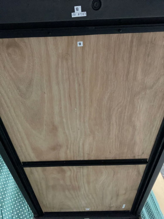 Modern Dining Table for 6 People – Metal, Wood (photo 4 of 5)