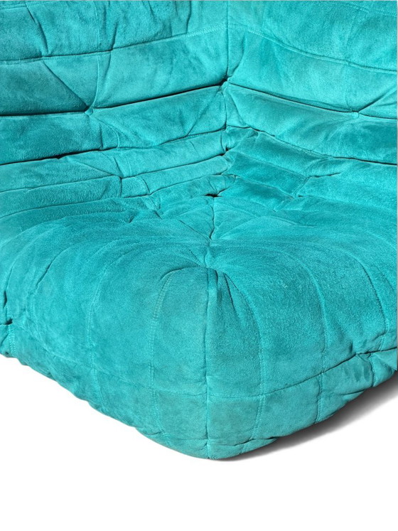 Divano Angolare Togo Turchese — Michel Ducaroy per Ligne Roset – Divani angolari, Velvet (photo 20 of 21)