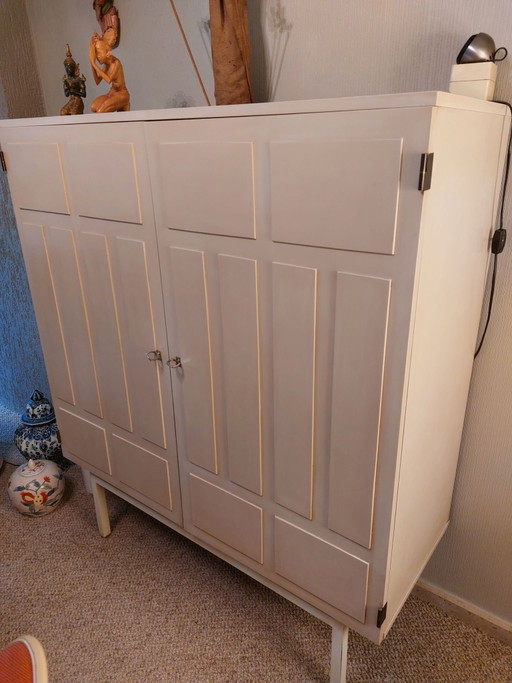 Sideboard und hoher Wandschrank Musterring vintage cubism