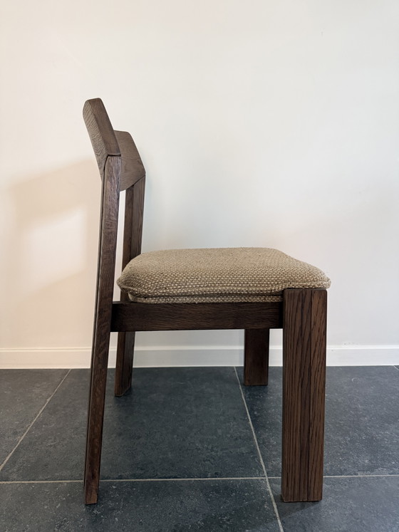 Tavolo da pranzo brutalista con 8 sedie – azs, Set da pranzo, Wood, Cotton (photo 6 of 7)