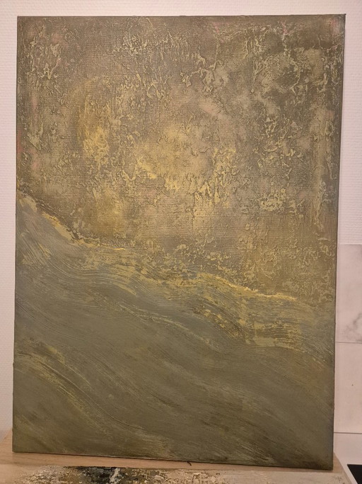 Gold Flash – wanddecoratie, Canvas