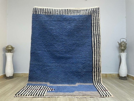 Alfombra tradicional auténtica de lana pura, hecha a mano, 150/250 cm.
