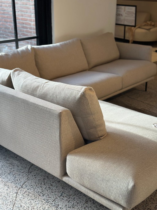 Logan modular sofa in beige fabric