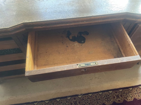 Image 1 of Art-Deco-Schreibtisch mit Chinoiserie-Elementen