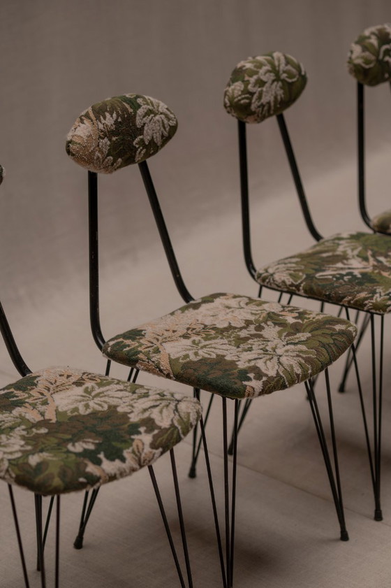 Image 1 of Juego italiano de sillas de comedor de mediados de siglo, años 60