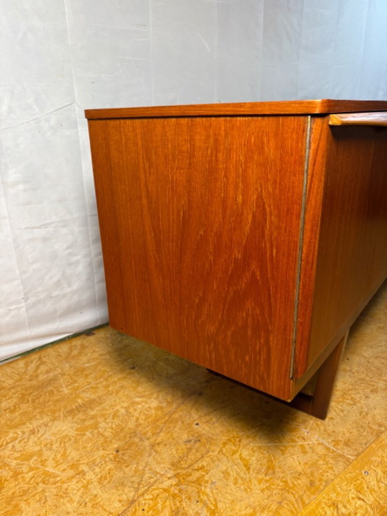 Image 1 of Mid-Century Retro Vintage Teak Sideboard by Stonehill (1960–1970)  A striking and highly functional mid-century teak sideboard b