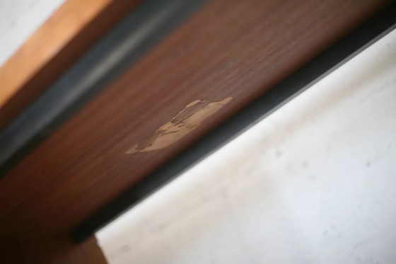 Image 1 of Design-Schreibtisch Holz und Stahl