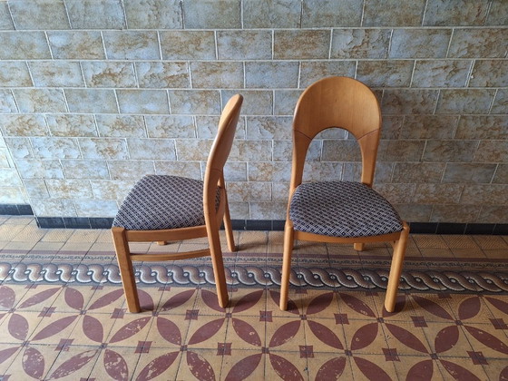 Image 1 of Danish Pair of Niels Koefoed for Koefoeds Mobelfabrik Dining Chairs