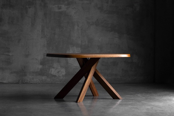 Image 1 of Tavolo da pranzo T35A di Pierre Chapo, Francia, anni '70