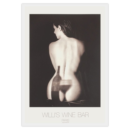 Willi's Wine Bar Poster 1993 - Hanabusa Lyu – Paper