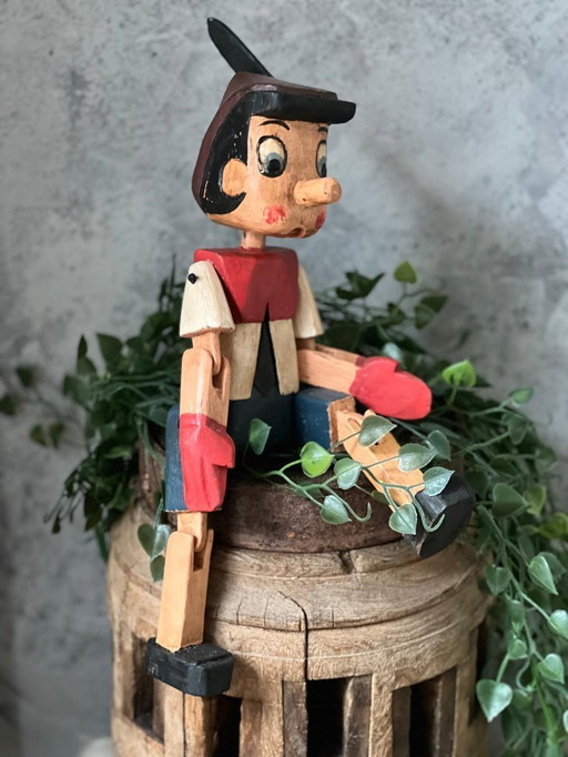 Pinocchio vintage en bois