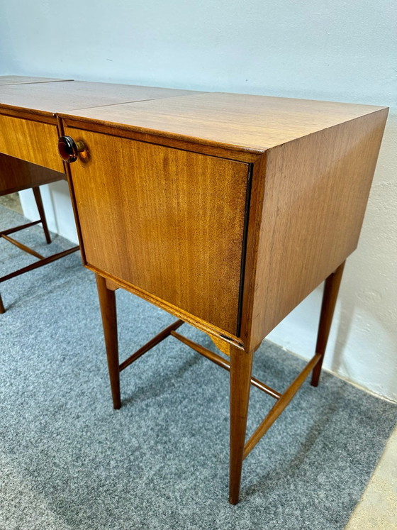 Tocador de teca de diseño danés Mid Century, años 60, Adolphsen & Søn, Cómodas, Madera, Marrón (foto 7 de 15)