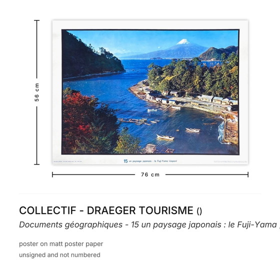 Image 1 of COLLECTIVE - DRAEGER TOURISM Geographical Documents - 15 A Japanese Landscape:
