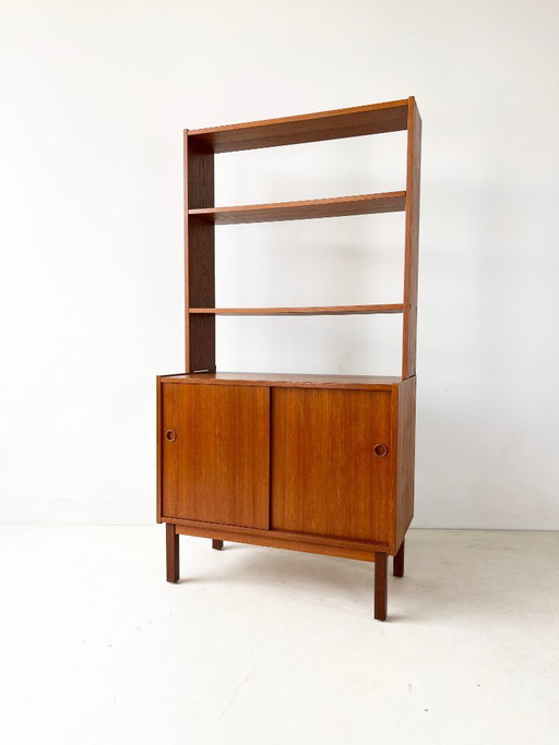 Scandinavische Vintage Boekenkast / Wandkast