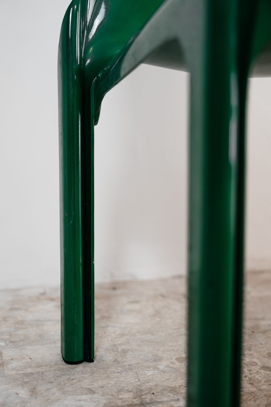 Image 1 of Set of 4 Selene Chairs by Artemide, Vico Magistretti, 1960s Design