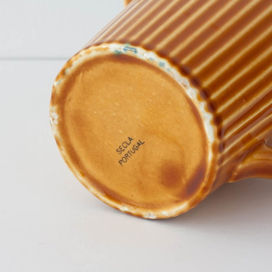 Image 1 of Juego de tazas de té y jarra de leche de cerámica de Secla, década de 1970.