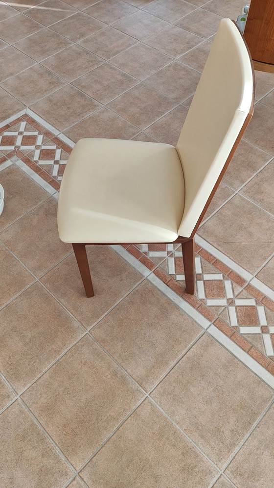 Juego de 6 sillas de comedor Skovby SM51 – Wood, Skai (photo 3 of 10)