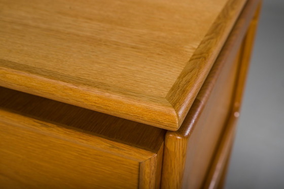 Image 1 of Freistehender Eichenschreibtisch von GV Møbler, Mid Century, 1970er Jahre