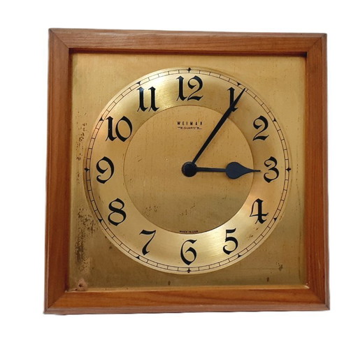 Vintage Weimar Quartz wall clock