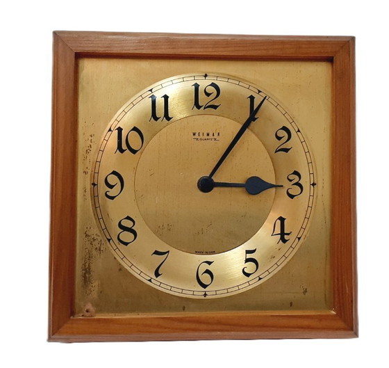 Image 1 of Vintage Weimar Quartz wall clock