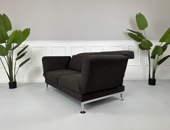 Image 1 of Brühl Moule designer sofa fabric couch relax function