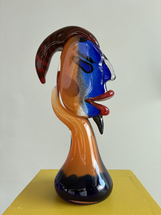 Image 1 of Ausdrucksstarkes, signiertes Glasobjekt von Rafal Rysz.