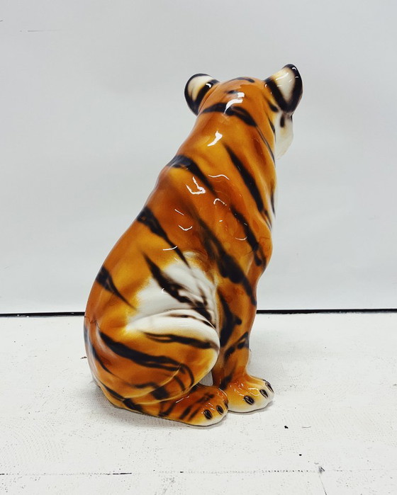Image 1 of Tigre en céramique