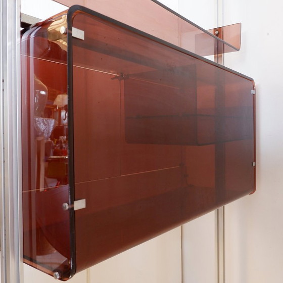 Image 1 of Étagère/Bar sol/plafond Michel Ducaroy pour Roche Bobois (Claustra), années 1970