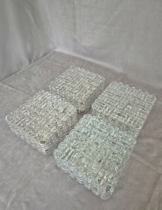 Image 1 of Vintage ERCO Wall Lamp 54075 – Mid-Century Glass Sconce, 1960s–70s, Original Condition