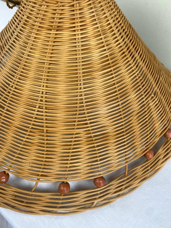 Vintage wicker pendant light – Pendant lamps, Rattan (photo 18 of 18)