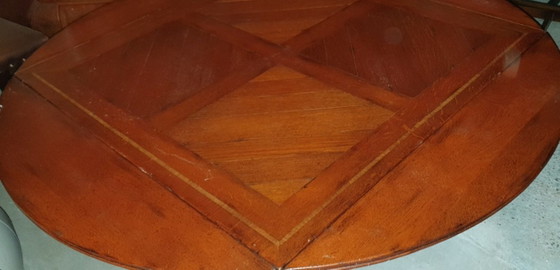 Image 1 of Couchtisch aus Kirschholz im Jugendstil mit abfallenden Ohren