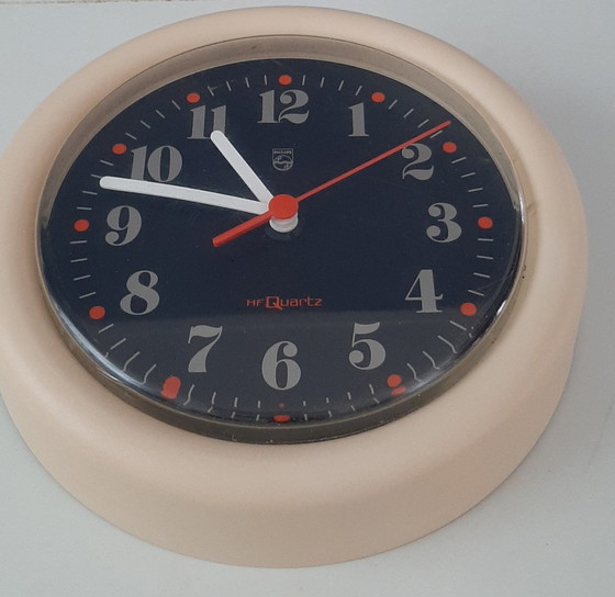 Image 1 of Vintage wall clock Philips 1970s