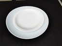 Intermezzo oval charger plate and 6x I