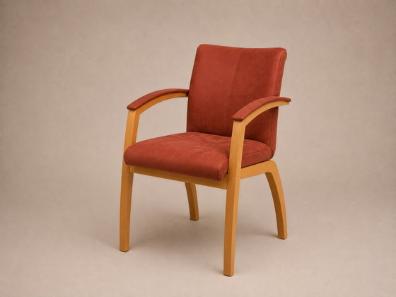 Leolux Camarilla | Set van 4 | Alcantara | Hugo de Ruiter – Eetkamerstoelen, Wood (photo 8 of 8)